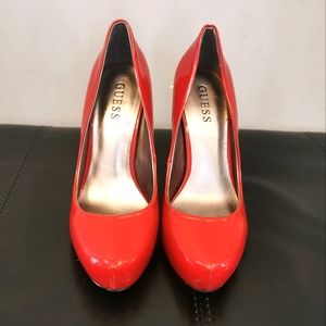 Guess Women's Red 4.5" high heels